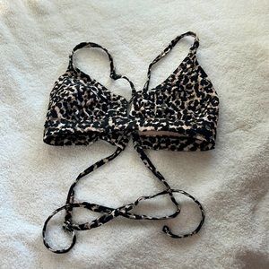 Cheetah swim top